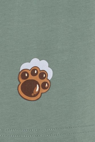 تيشيرت بقصة عادية للأطفال بطباعة ثلاثية دببة كرتون...