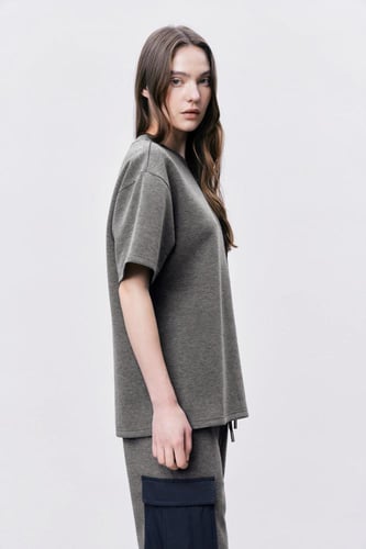 تيشرت رمادي للجنسين