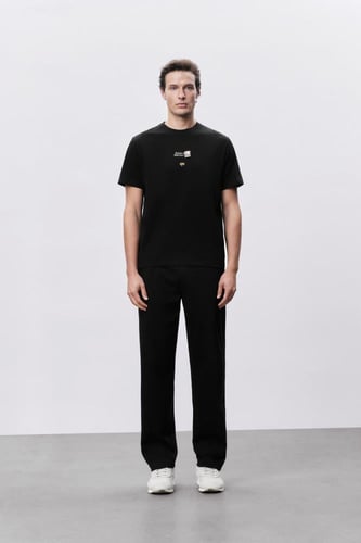 تيشرت أسود رجالي