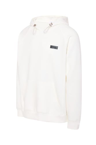 هودي كاجوال أوفرسايز للجنسين - أوف وايت