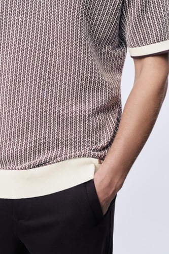 تيشرت بني رجالي