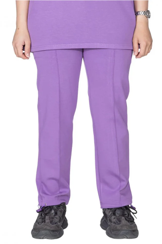 بنطلون سيلين بقصة واسعة (بنفسجي)