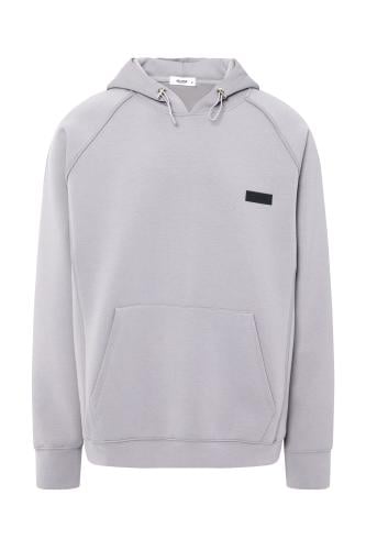 هودي كاجوال أوفرسايز للجنسين - رمادي