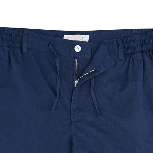 Coastline Ease – شورت خفيف بنَفَس صيفي كحلي