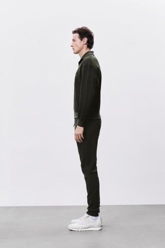 بنطال أخضر غامق رجالي