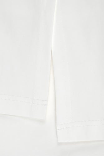 تيشيرت أوفرسايز بجيب وخياطة غير متماثلة للجنسين -...