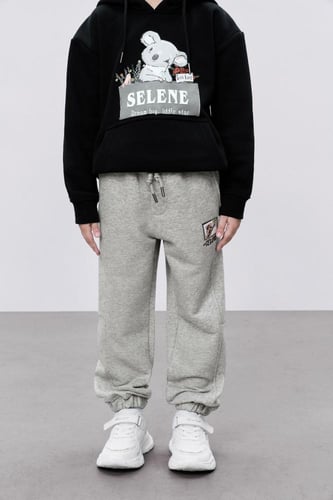 هودي أسود للأطفال