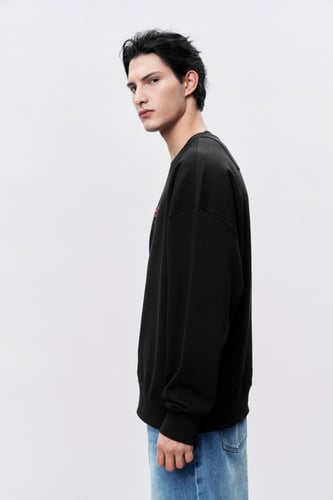 سويتر أسود رجالي