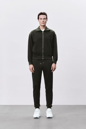 جاكت أخضر غامق رجالي