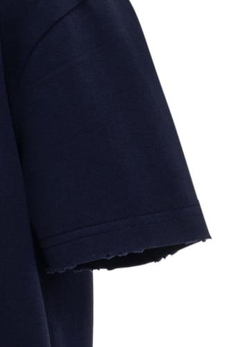 تيشيرت بقصة عادية للأطفال بشعار SELENE - أزرق داكن