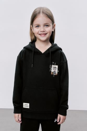 هودي أسود للأطفال