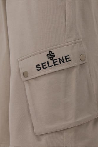 شورت كلاسيك بقصة عادية للجنسين - بيج