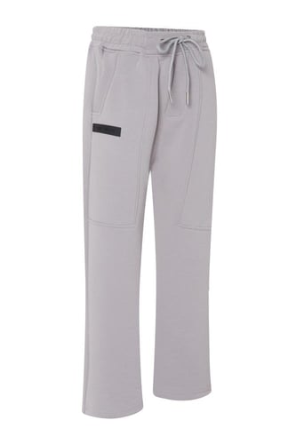 بنطلون كاجوال أوفرسايز للأطفال للجنسين - رمادي