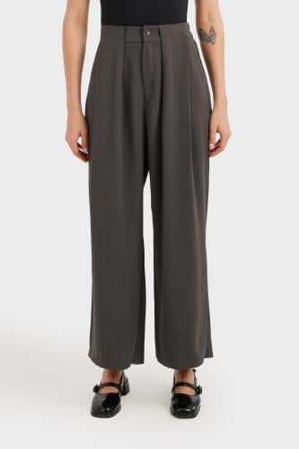 Lely Lizi Industrial Pant Wide-Leg OfficeTrouser D...