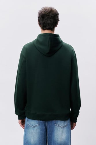 هودي أخضر غامق رجالي