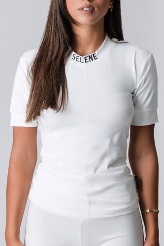 تيشيرت أواي بقصة ضيقة أبيض