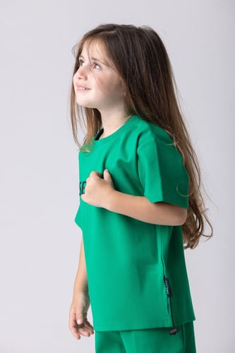 تيشيرت أواي أخضر للأطفال