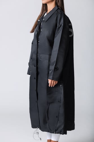 جاكيت أواي طويل أسود