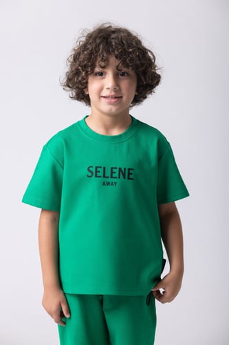 تيشيرت أواي أخضر للأطفال