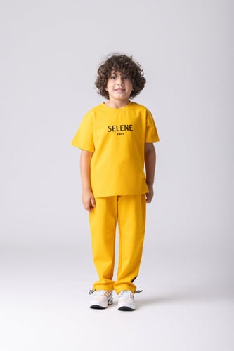 تيشيرت أواي برتقالي للأطفال