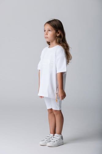 شورت أواي رياضي للأطفال أبيض