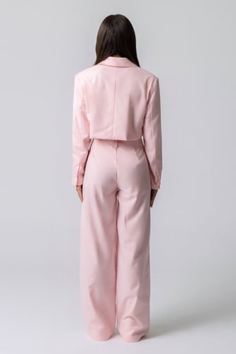 بنطلون رسمي نسائي وردي