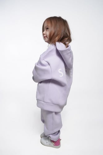 طقم بايزك أرجواني للأطفال