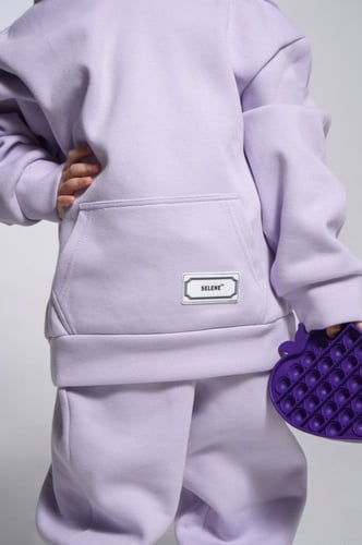 طقم بايزك أرجواني للأطفال