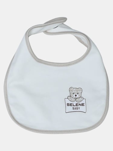 طقم بيبي اوف وايت أربع قطع بأزرار أمامية