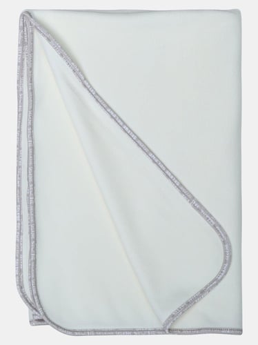 طقم بيبي اوف وايت أربع قطع بأزرار أمامية