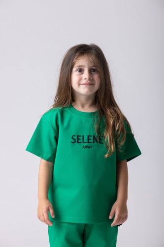 تيشيرت أواي أخضر للأطفال