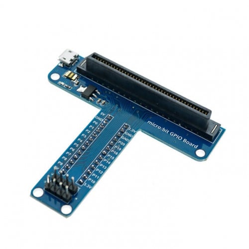 توصيلة GPIO للمايكروبت على الشكل T