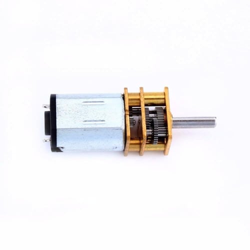 محرك DC مع علبة تروس