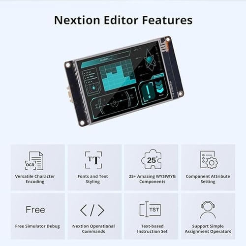 Nextion 3.5 HMI شاشة