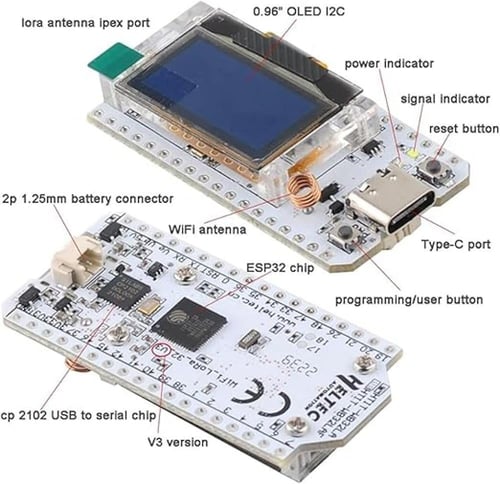 ESP32 Lora V3+shell