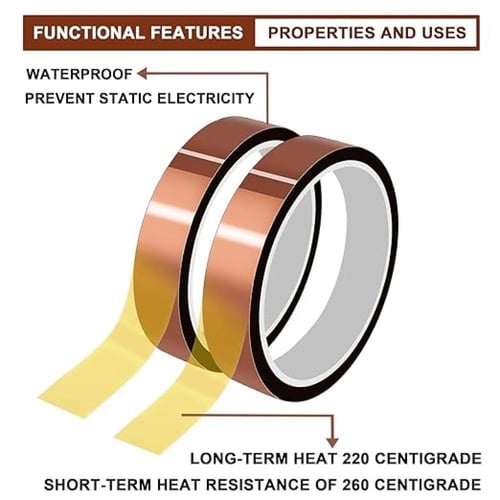 شريط كابتون 10 مم