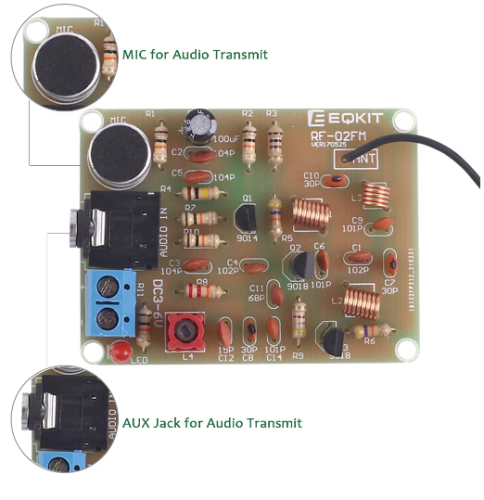FM دائرة مرسل 88 - 108 MHz