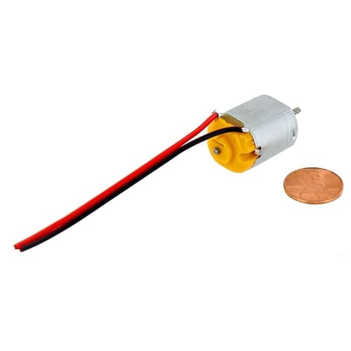 محرك DC 3v 6v مع سلك
