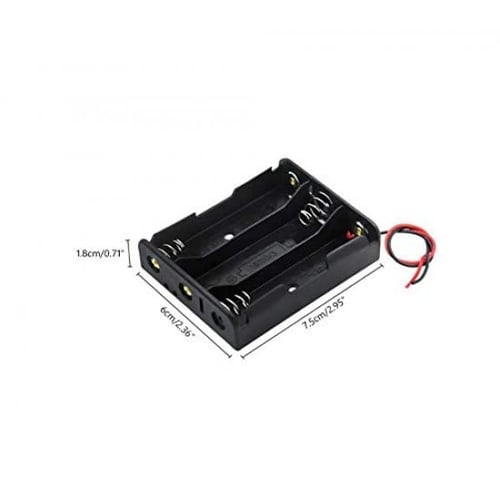 حامل بطاريات ليثيوم 18650 3X