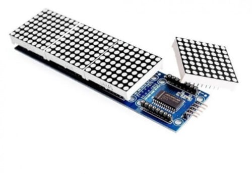 وحدة مصفوفة لمبات MAX7219 1*4