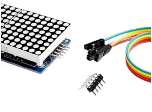 وحدة مصفوفة لمبات MAX7219 1*4