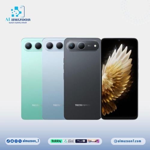 تكنو - سبارك 40 سعه 128 قيقا رام موسع 8 5G متعدد ا...