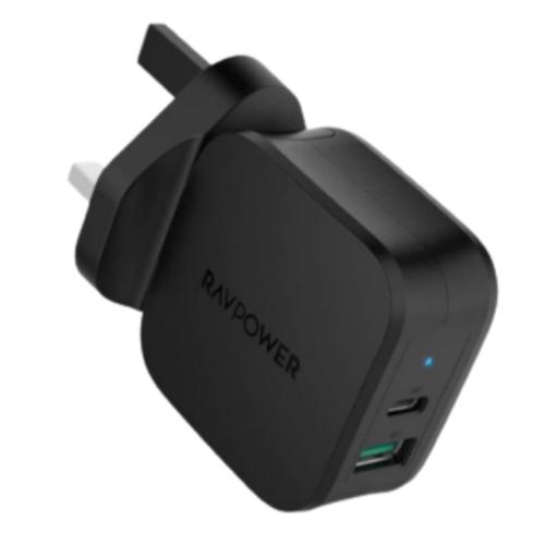 - راف باور فيش جداري بي دي 20 واط ومنفذ كوالكوم رأ...