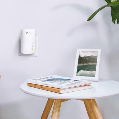 مقوي TP-Link متنقل AC750 - مقوي شبكة واي فاي ابيض