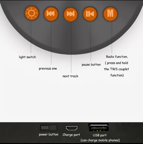 سماعات لاسلكية ستيريو ثلاثية الأبعاد، أضواء جو متع...