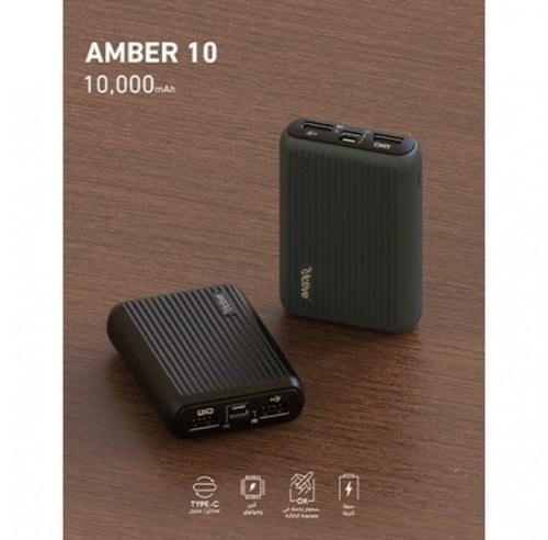 اكتيف ، بطاريه متنقله 18 واط بسعة 10 آلاف ملي امبي...