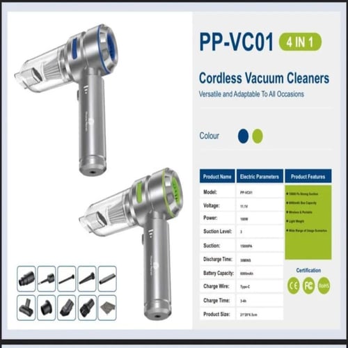 فون بلانت مكنسة يدوية-لاسلكية متعددة الاستخدامات