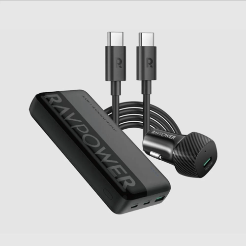 بكج بطارية بقوة 20 واط بسعة 10000 ملي امبير و شاحن...