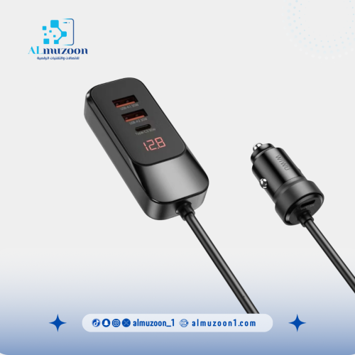 شاحن سيارة WiWU Wi-QC015 بقوة 120 واط