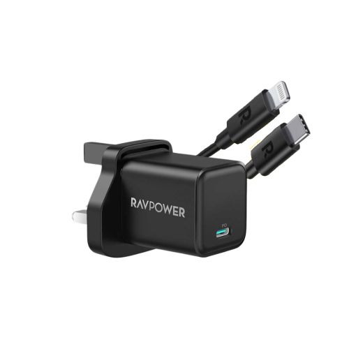 راف باور فيش جداري 20 واط مع كيبل ايفون بي دي